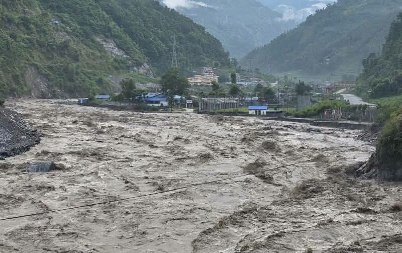 रसुवा बाढीमा ज्यान गुमाउनेको संख्या ६२६ पुग्यो