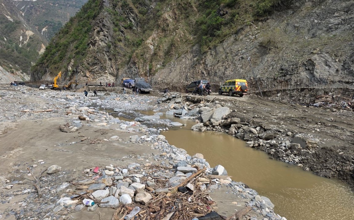 वर्षा नहुँदा बिपी राजमार्गको पूर्वाधार निर्माणमा सहजता