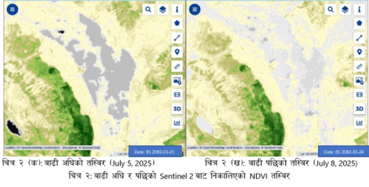 हिमताल विस्फोटबाटै ल्हेन्दे खोलामा बाढी आएको प्रारम्भिक निष्कर्ष 