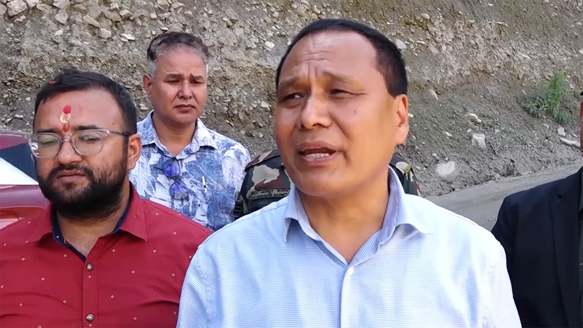 राहतदेखि पुनःनिर्माणसम्मको काम सरकारको प्राथमिकतामा छः मन्त्री घिसिङ