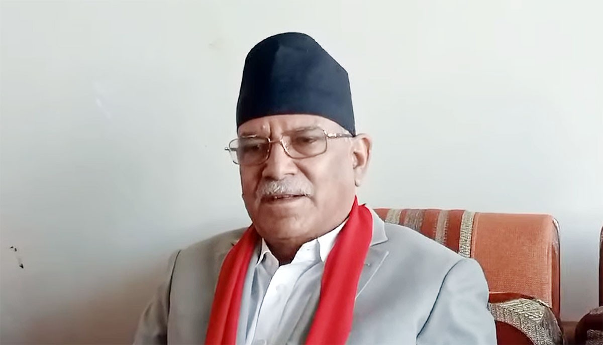 अखिल (क्रान्तिकारी)को पक्षमा देखिएको लहर निकै उत्साहप्रद : प्रचण्ड 