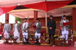 राष्ट्रपतिसमक्ष सभामुखको शपथ