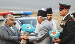 राष्ट्रपति पौडेल स्वदेश फिर्ता