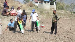 सामूहिक मकैखेती गर्दै ताप्लेजुङका किसान