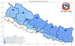 लुम्बिनी र सुदूरपश्चिम तराईमा तातो लहर, वाग्मती र गण्डकीमा तातो दिनको सम्भावना