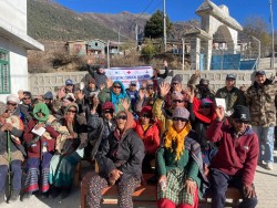 हुम्लामा निःशुल्क आँखा शिविरः अपाङ्गता र ज्येष्ठ नागरिक लाभान्वित