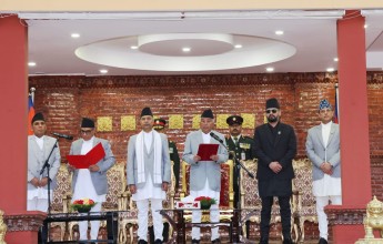 नवनियुक्त प्रधानन्यायाधीश डा शर्माद्वारा शपथ ग्रहण