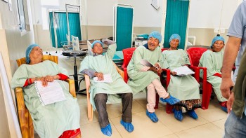 मरिणमा आँखा जाँच तथा शल्यक्रिया शिविर सुरु