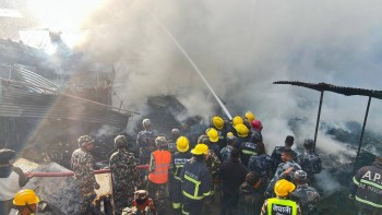 गैरीगाउँको आगलागी नियन्त्रणमा, क्षतिको विवरण सङ्कलन हुँदै