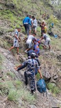 कर्णाली दुर्घटना अपडेटः गाडी अझै भेटिएन