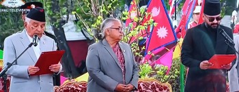 नवनियुक्त प्रधानमन्त्री शाहबाट शपथ ग्रहण