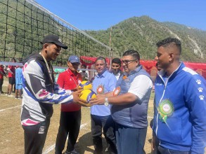 'जेनजी' प्रदर्शनका सहिद न्यौपानेको स्मृतिमा भलिबल प्रतियोगिता