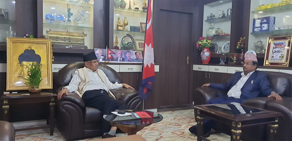 प्रचण्डसँग पित्तबहादुरको भेट- 'अध्यक्षज्यू, परिबन्दमा परि बालकोट पुगेँ, गल्ती भो'