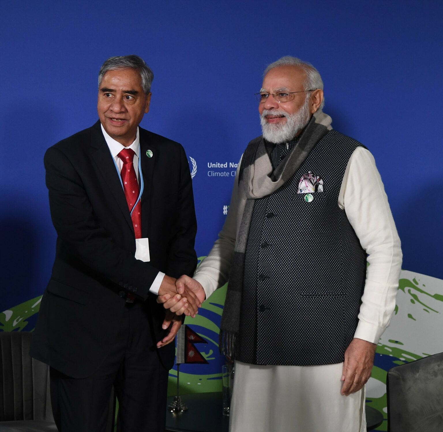 प्रधानमन्त्री देउवा र भारतीय समकक्षी मोदीबीच स्कटल्यान्डमा भेटवार्ता